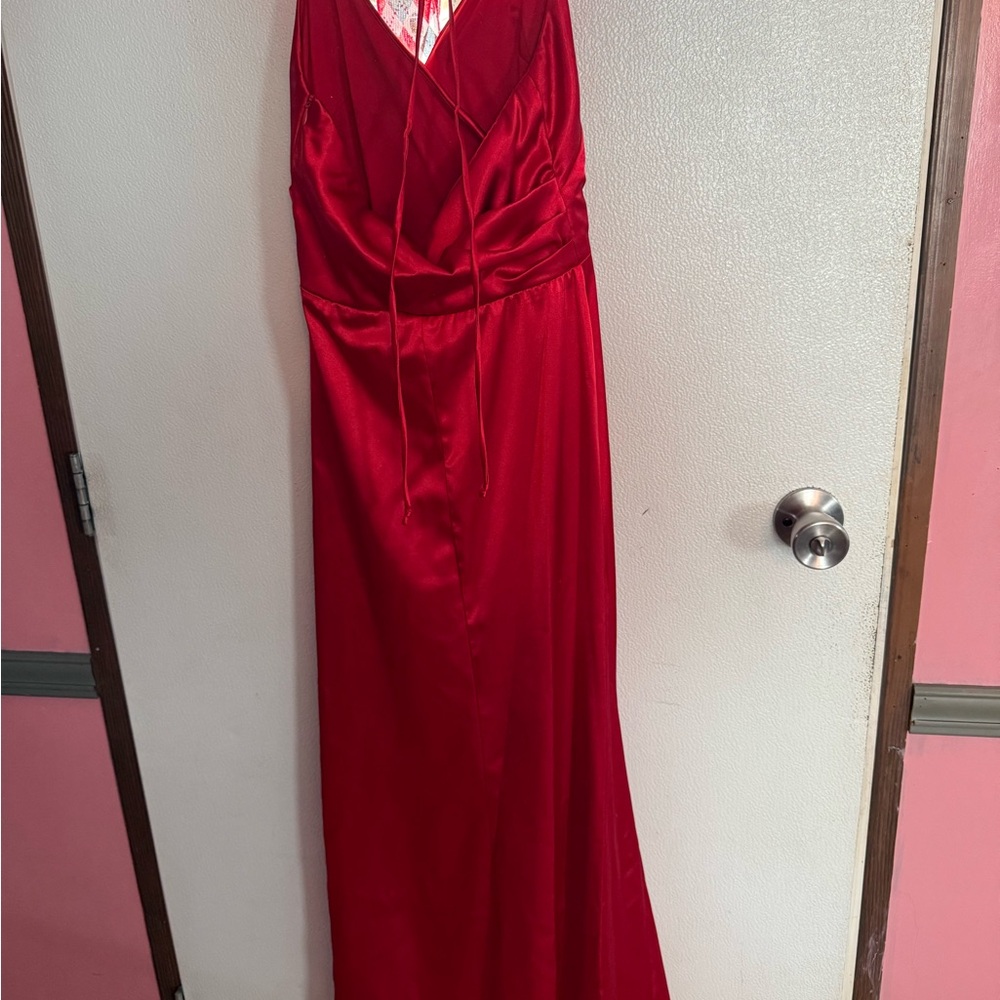 Elegant Red Evening GownRed Prom Dress